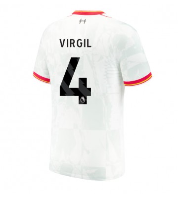 Liverpool Virgil van Dijk #4 Tercera Equipación 2024-25 Manga Corta